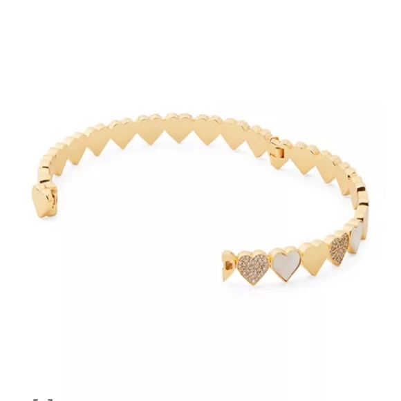 kate spade new york Take Heart Hinge Bangle Bracelet NWT - Picture 2 of 8